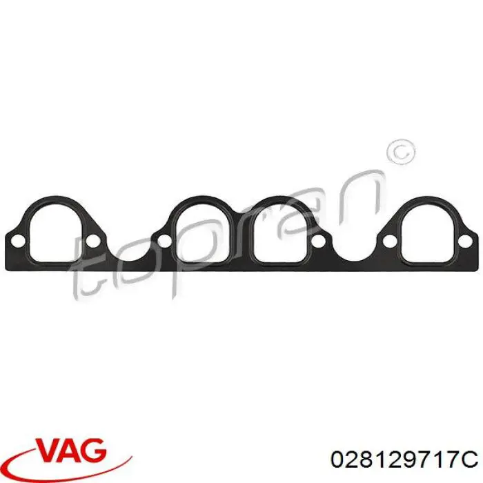 Прокладка впускного колектора VAG 028129717C ціна, від 2.37 USD
