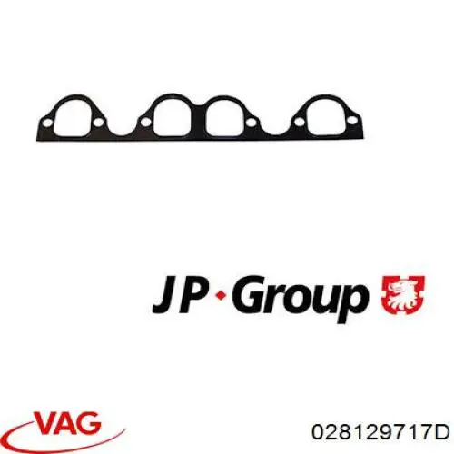 Прокладка впускного колектора VAG 028129717D ціна, від 2.46 USD