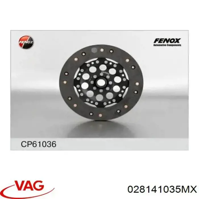 Зчеплення VAG 028141035MX ціна, від 47.94 USD