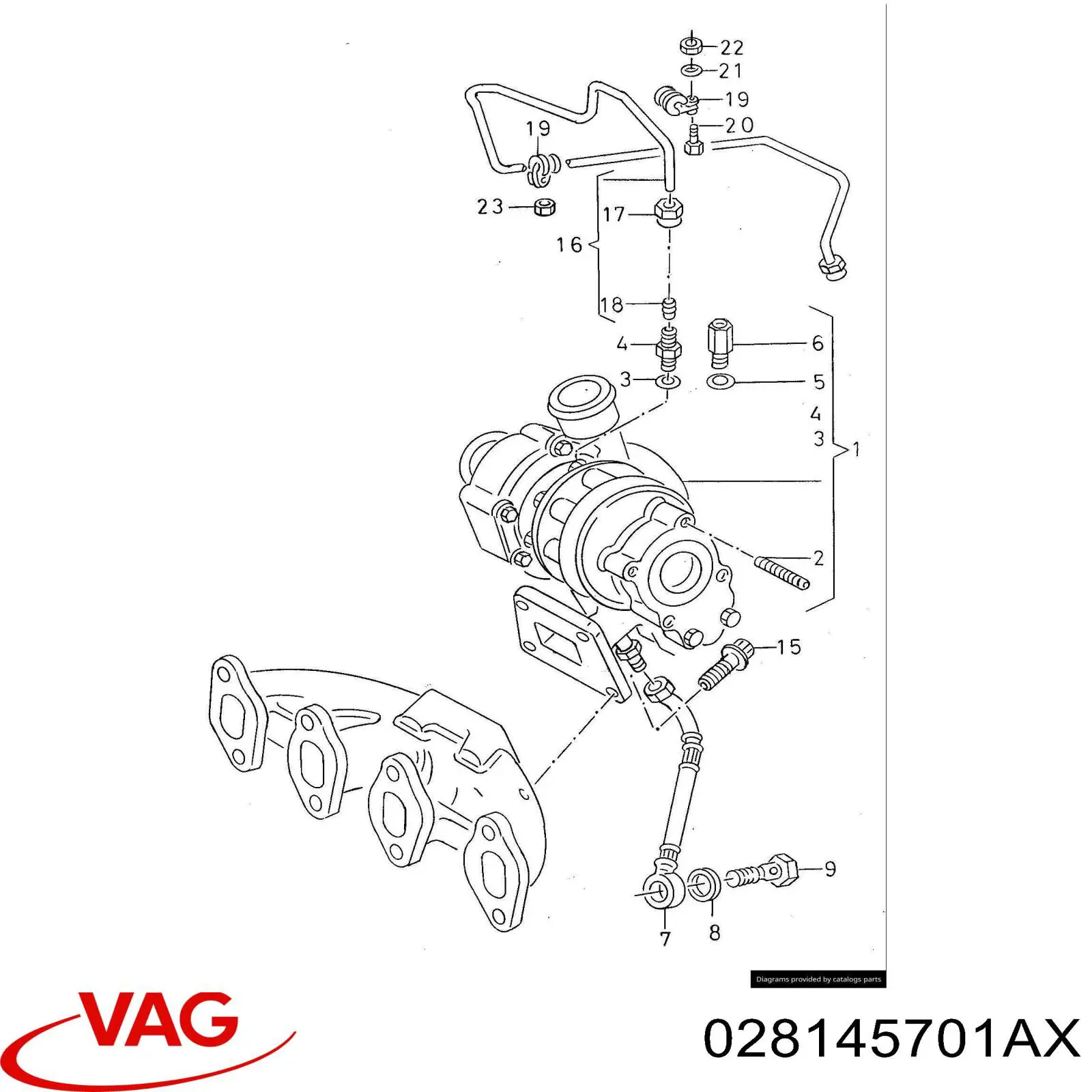 Турбіна 028145701AX VAG