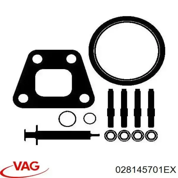 Турбіна VAG 028145701EX ціна, від 82.39 USD