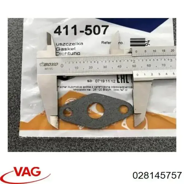 Прокладка шланга відводу масла від турбіни VAG 028145757