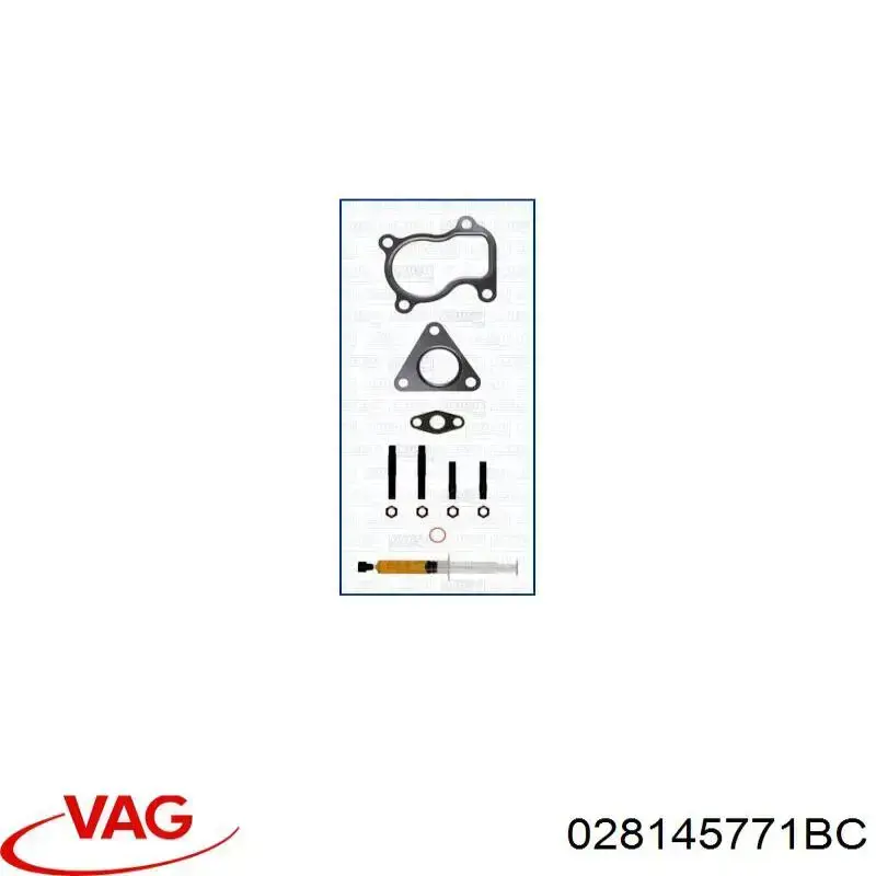 Купити 028145771BC VAG Трубка/шланг подачі масла до турбіни