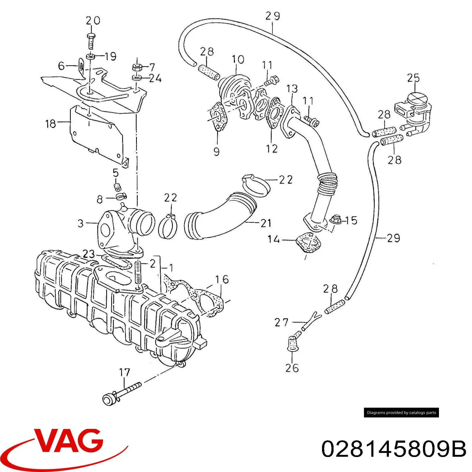  VAG 028145809B ціна, від 11.40 USD