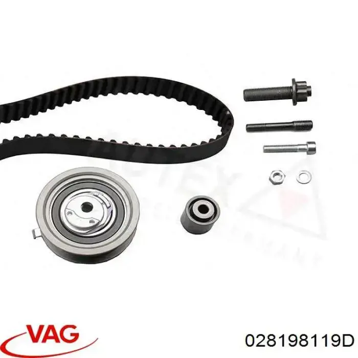 Комплект ГРМ VAG 028198119D ціна, від 89.60 USD