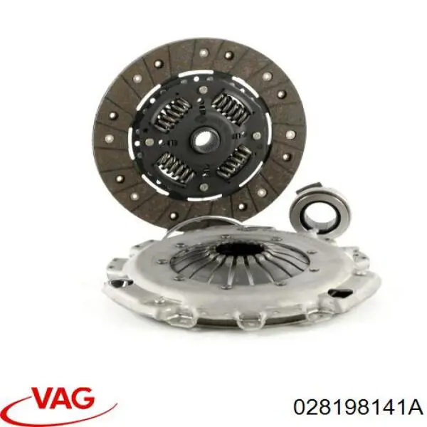 Комплект зчеплення (3 частини) VAG 028198141A ціна, від 92.02 USD