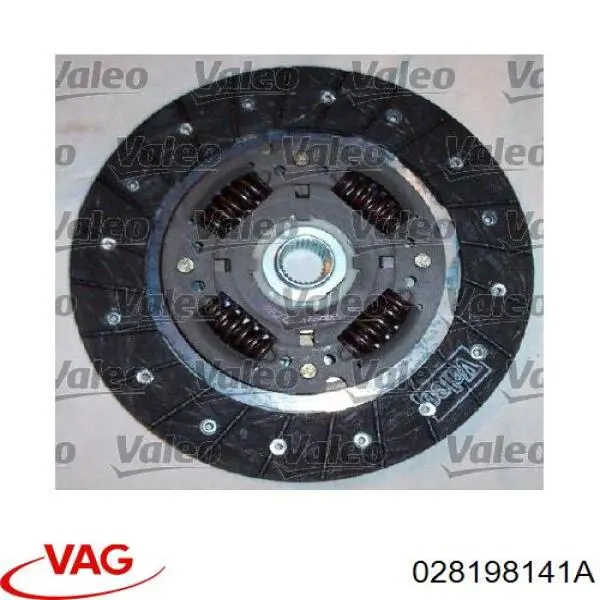 Купити 028198141A VAG Комплект зчеплення (диск, корзина, підшипник)