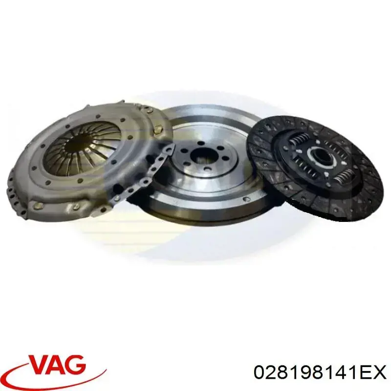 Комплект зчеплення (3 частини) VAG 028198141EX ціна, від 167.59 USD