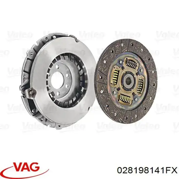 Комплект зчеплення (3 частини) VAG 028198141FX ціна, від 89.79 USD
