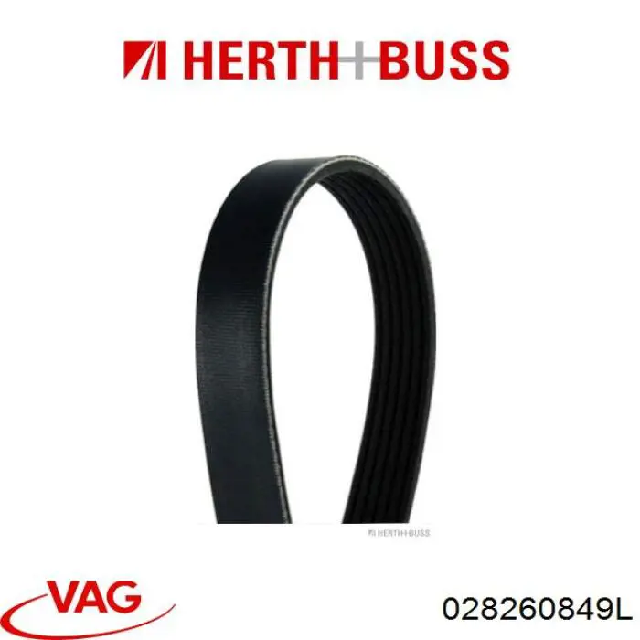 Купити 028260849L VAG Ремінь генератора