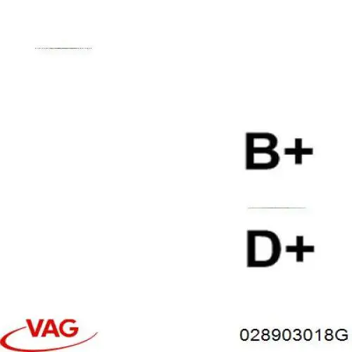 Генератор VAG 028903018G ціна, від 80.36 USD