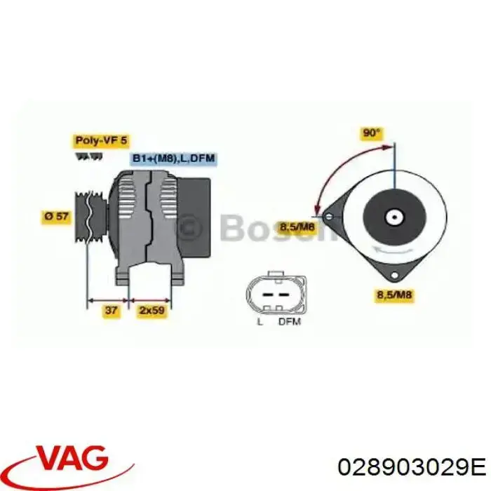 028903029E VAG Авто генератор