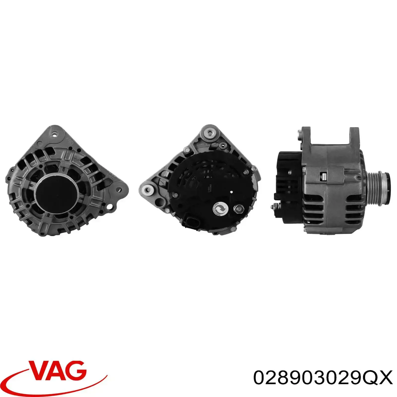 Купити 028903029QX VAG Генератор
