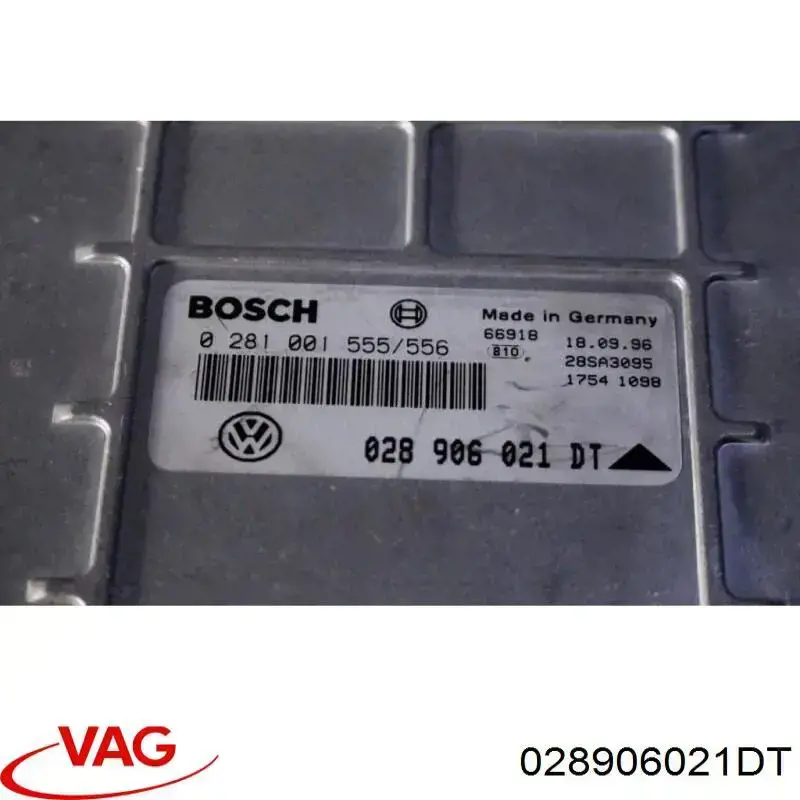 Електронний блок керування двигуном 028906021DT VAG