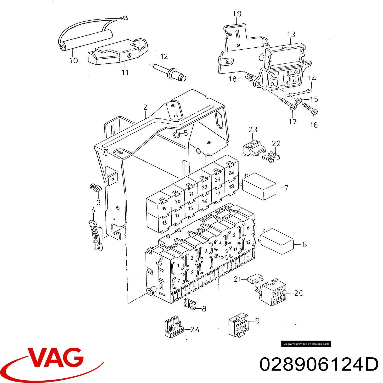 028906124D VAG модуль (блок керування (ЕБУ) двигуном)
