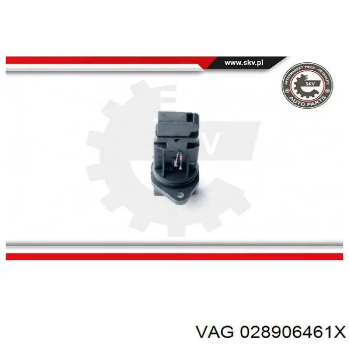 Датчик масової витрати повітря VAG 028906461X ціна, від 50.68 USD