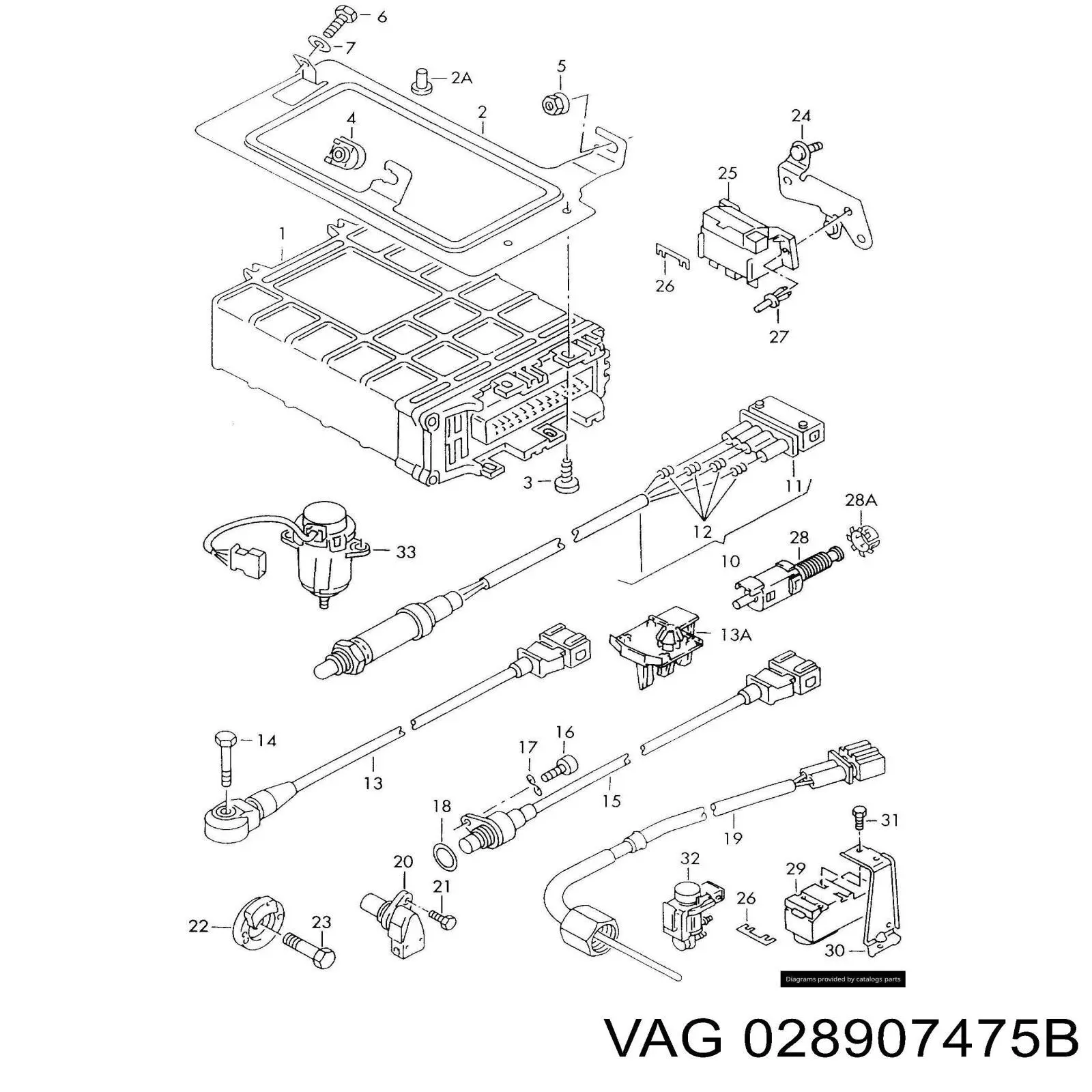 Датчик положення педалі акселератора (газу) VAG 028907475B ціна, від 19.75 USD