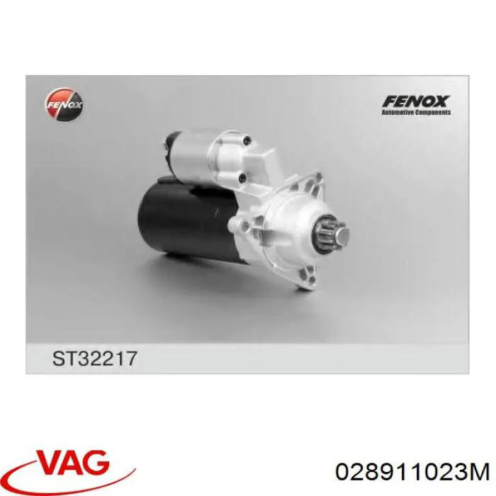 Стартер VAG 028911023M ціна, від 114.18 USD