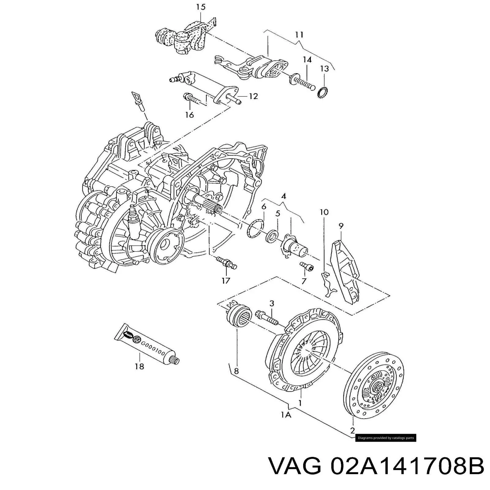Вісь вилки зчеплення VAG 02A141708B ціна, від 35.06 USD