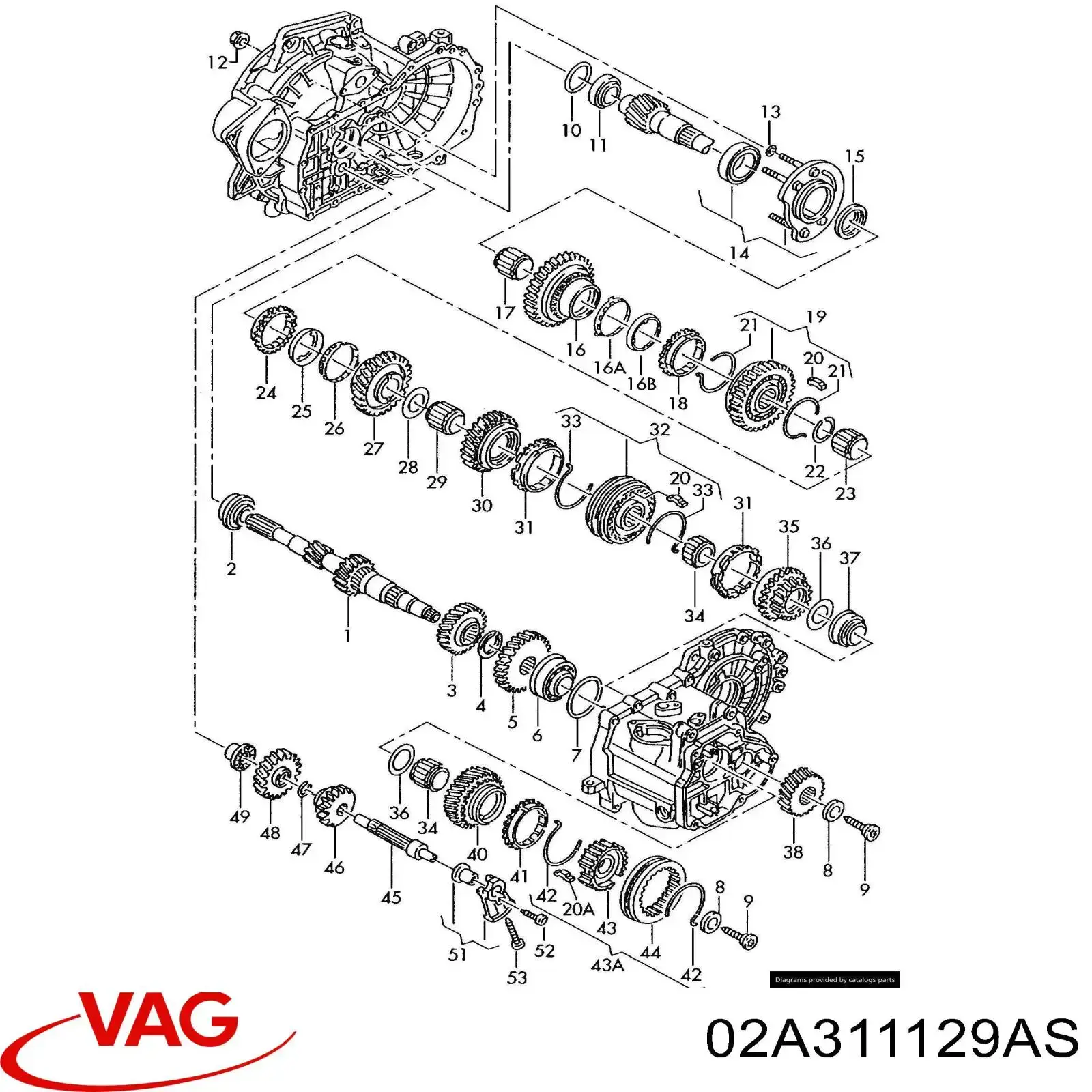  VAG 02A311129AS ціна, від 19.69 USD