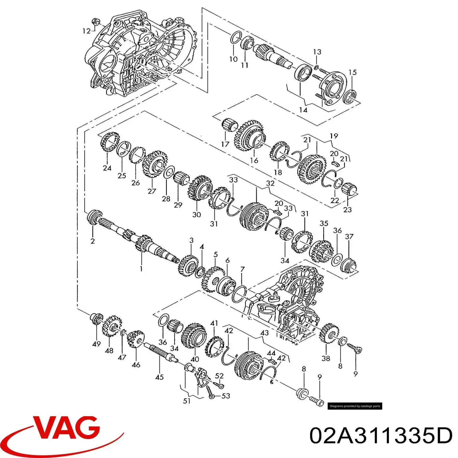 Болт головки блока циліндрів, ГБЦ VAG 02A311335D ціна, від 3.45 USD
