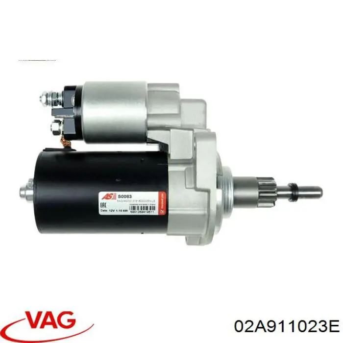 Стартер автомобільний VAG 02A911023E
