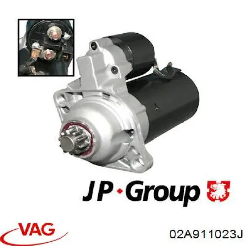 Купити 02A911023J VAG Стартер