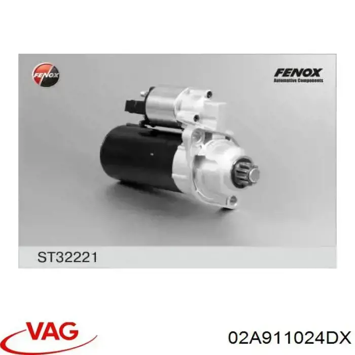 02A911024DX VAG Стартер двигуна