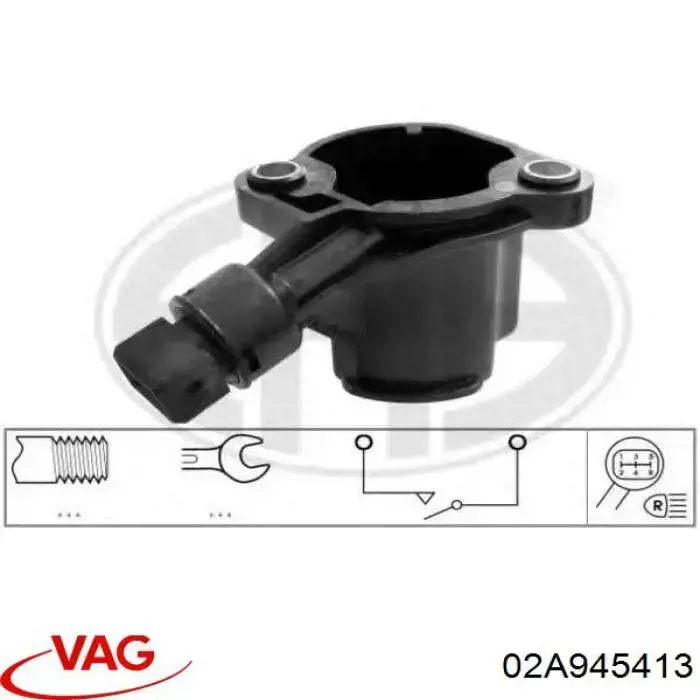 02A945413 VAG Датчик включення ліхтарів заднього ходу