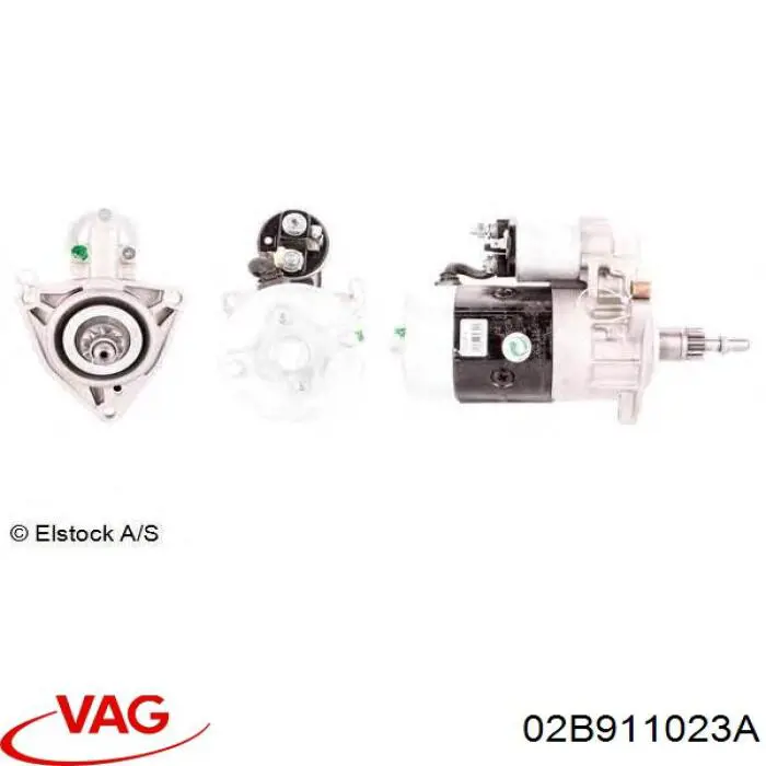 Стартер 02B911023A VAG
