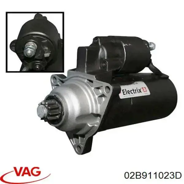 Стартер VAG 02B911023D ціна, від 102.14 USD