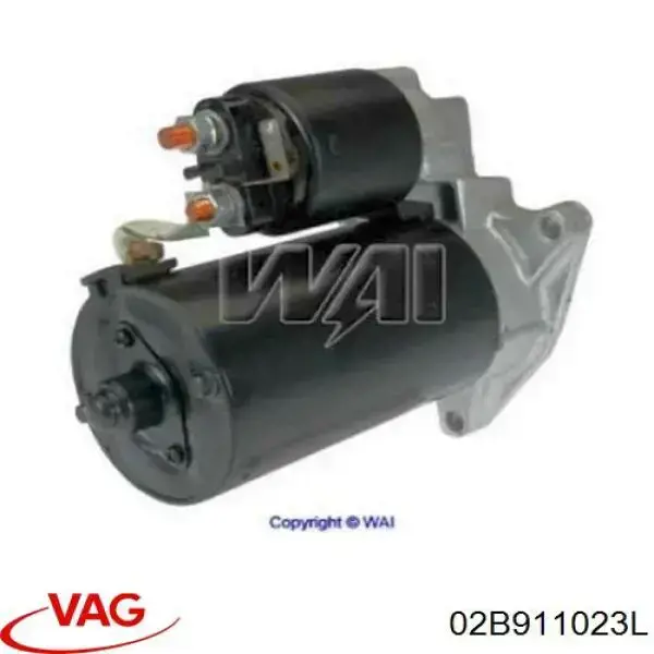 Стартер VAG 02B911023L ціна, від 113.96 USD