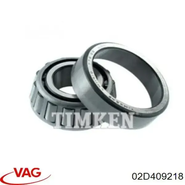 Комплект підшипник маточини передньої VAG 02D409218 ціна, від 22.32 USD