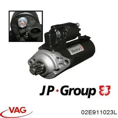 Купити 02E911023L VAG Стартер