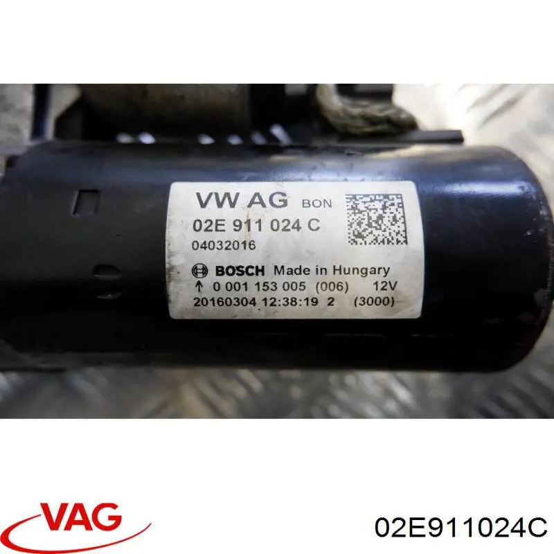 Купити 02E911024C VAG Стартер