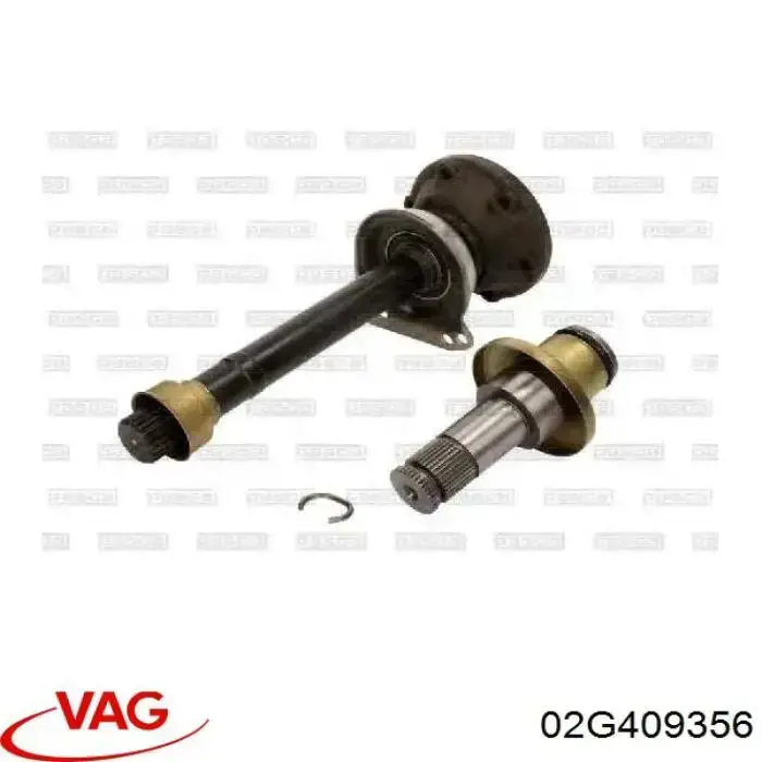 Вал приводу піввісь, проміжний VAG 02G409356 ціна, від 107.10 USD