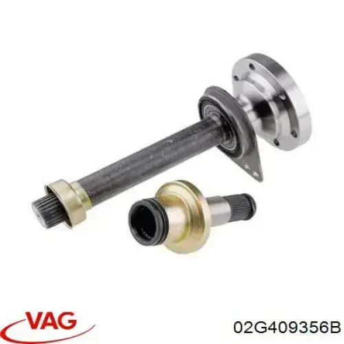 Вал приводу піввісь, проміжний VAG 02G409356B ціна, від 56.06 USD