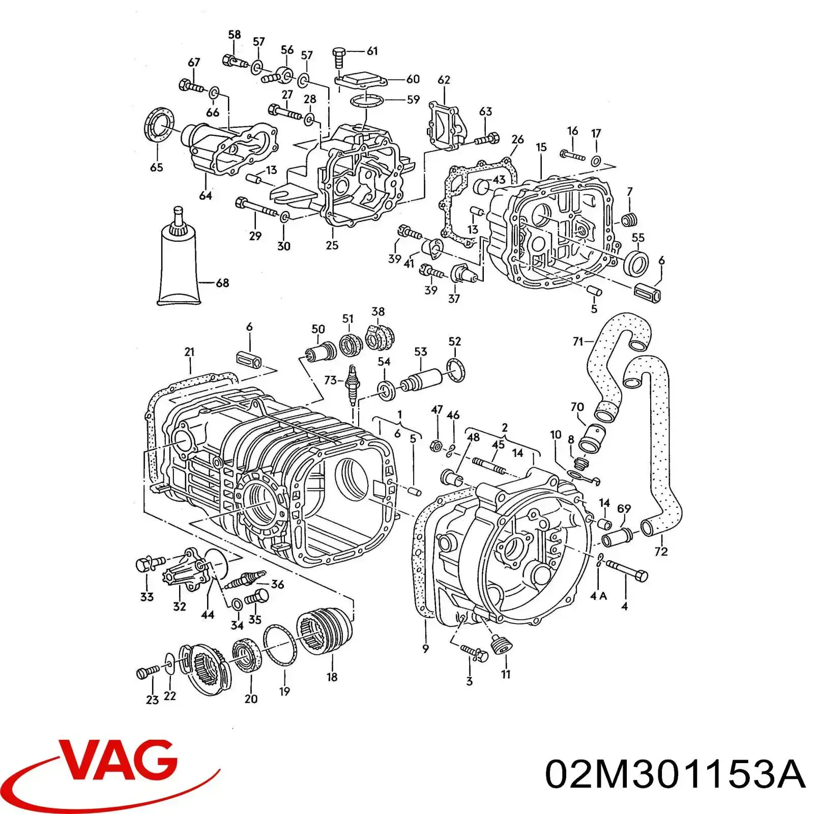  VAG 02M301153A ціна, від 2.82 USD