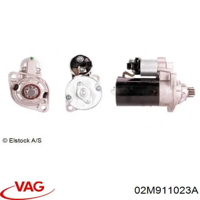 Стартер VAG 02M911023A ціна, від 50.66 USD