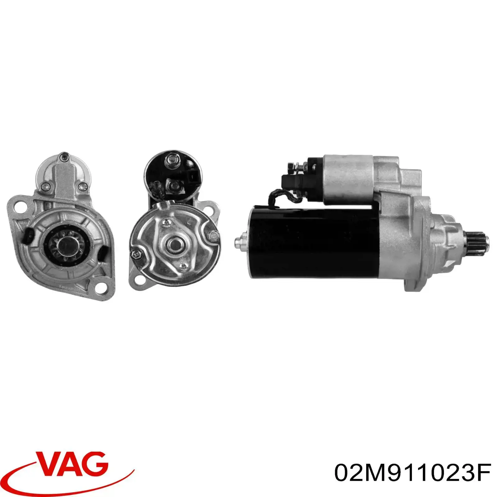 Стартер 02M911023F VAG