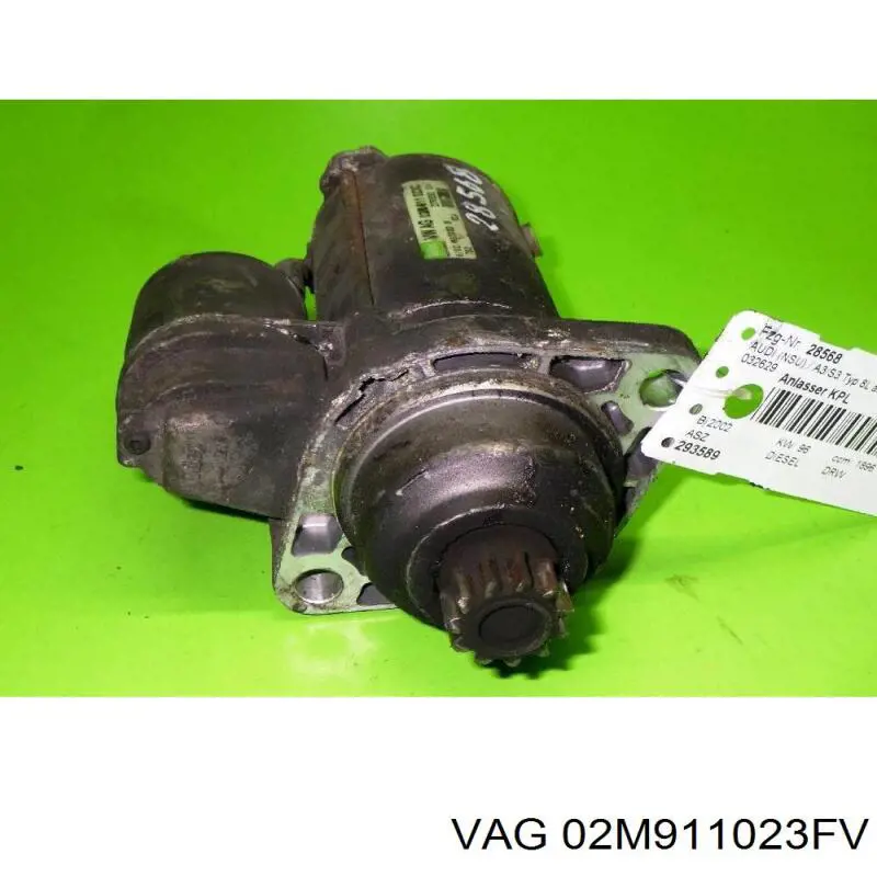 Стартер VAG 02M911023FV ціна, від 54.15 USD