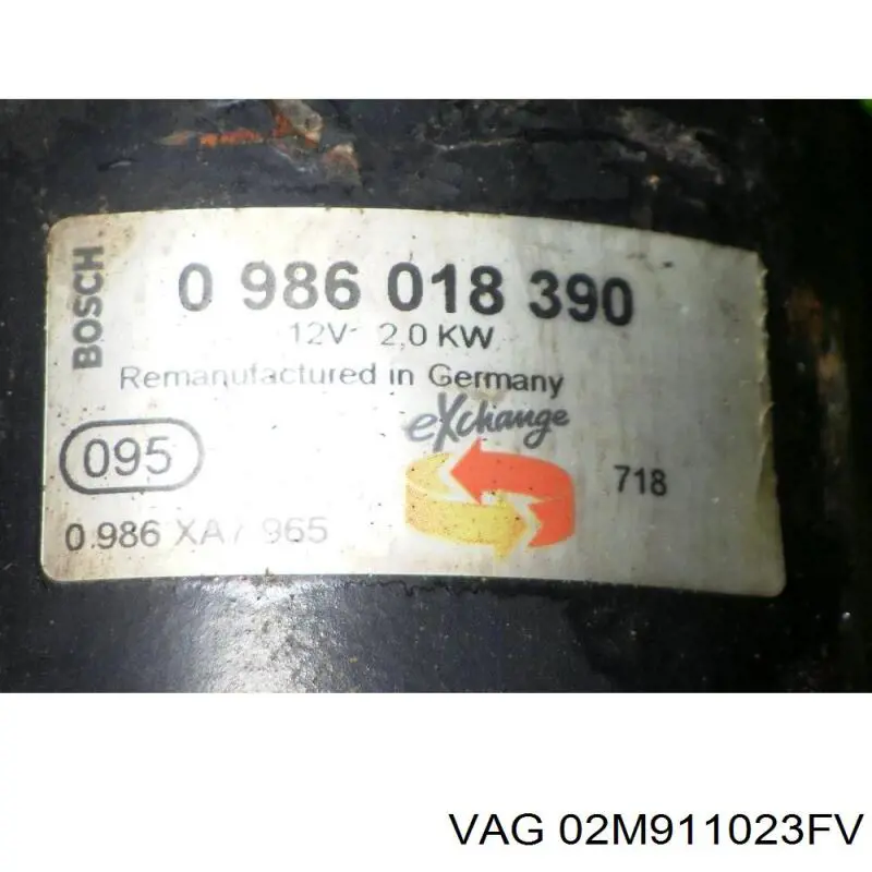 Купити 02M911023FV VAG Стартер