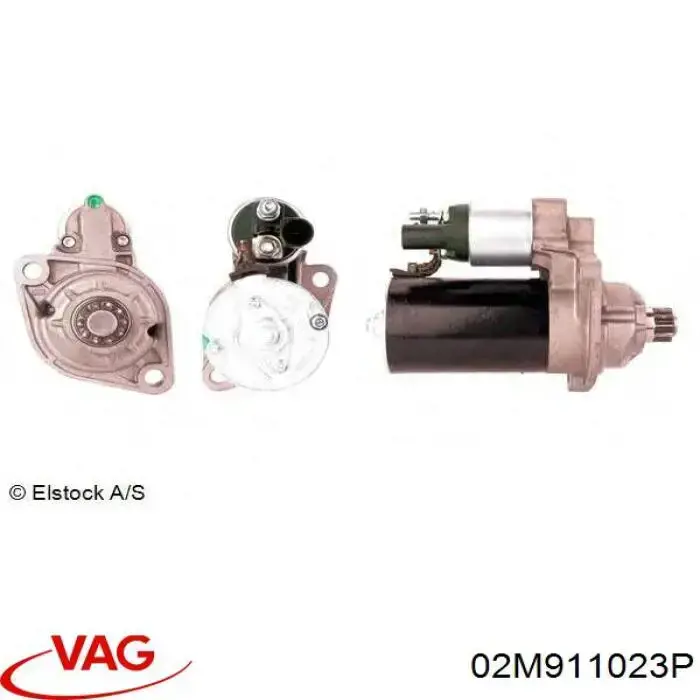 02M911023P VAG Стартер двигуна