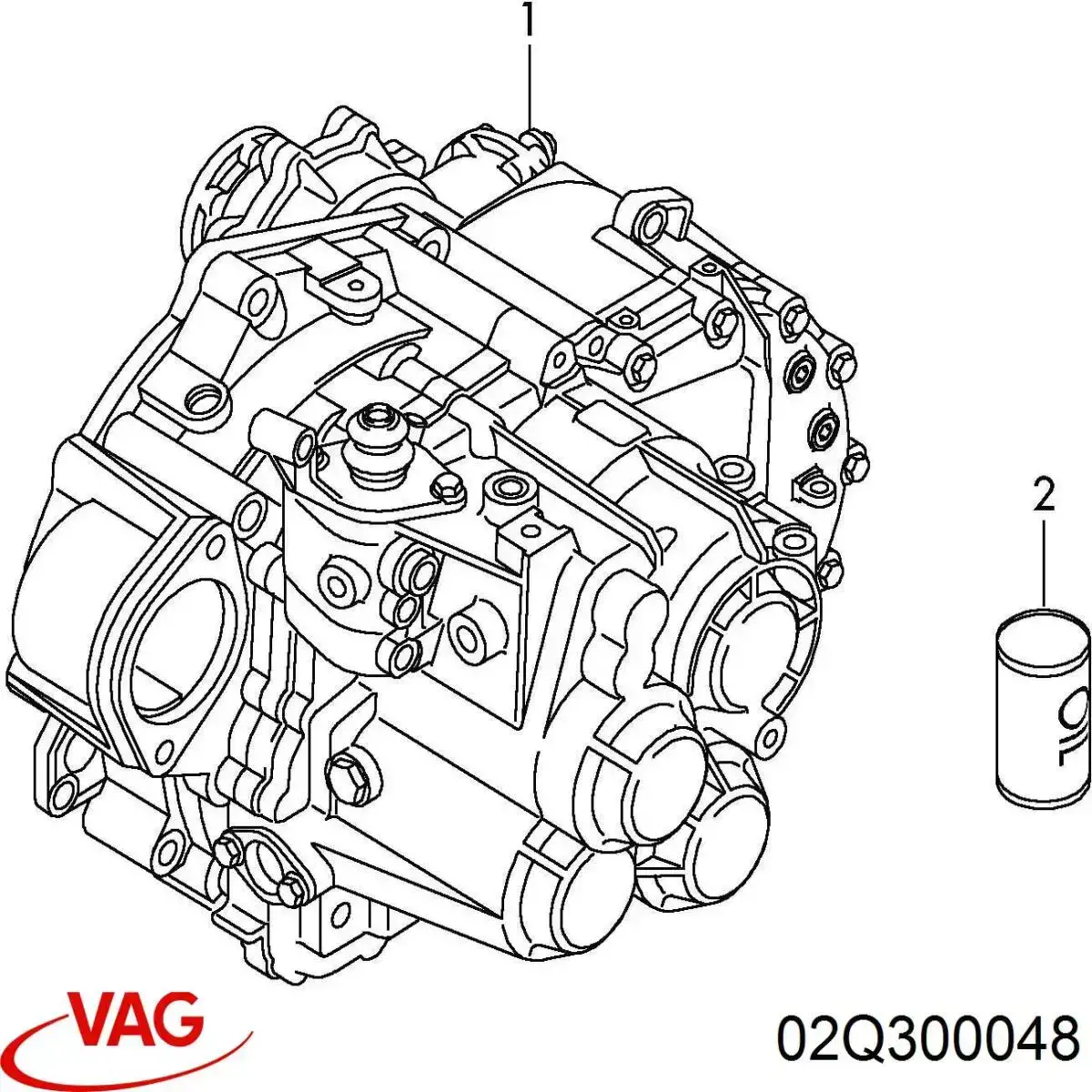 МКП в зборі VAG 02Q300052M ціна, від 706.21 USD