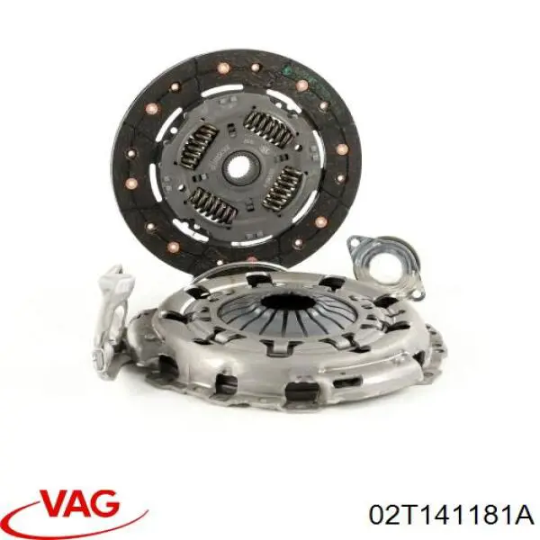 Купити 02T141181A VAG Комплект зчеплення (диск, корзина, підшипник)