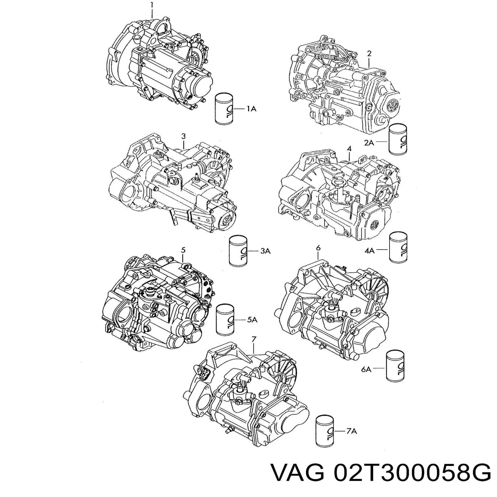 02T300058G VAG МКПП