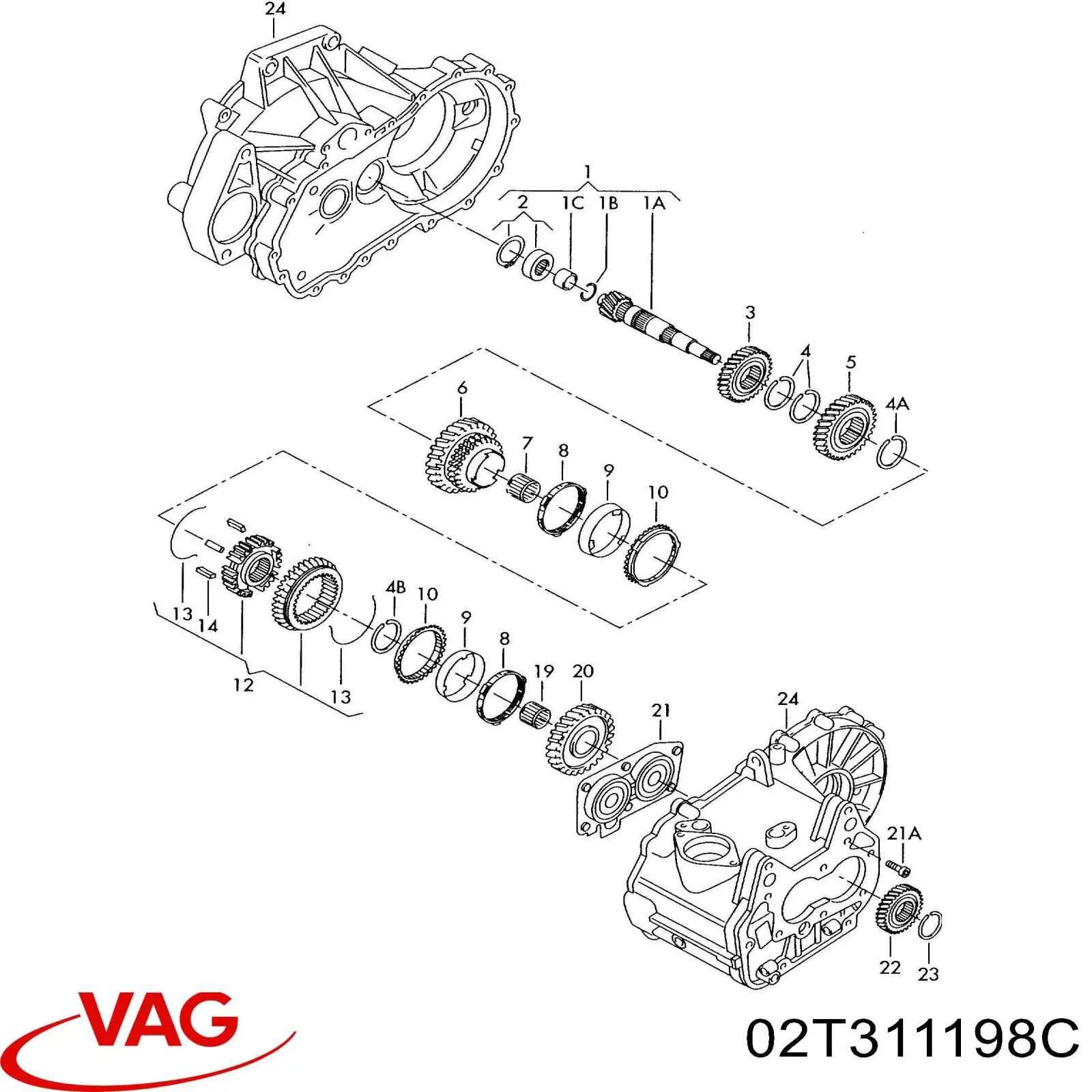  VAG 02T311198M ціна, від 454.28 USD
