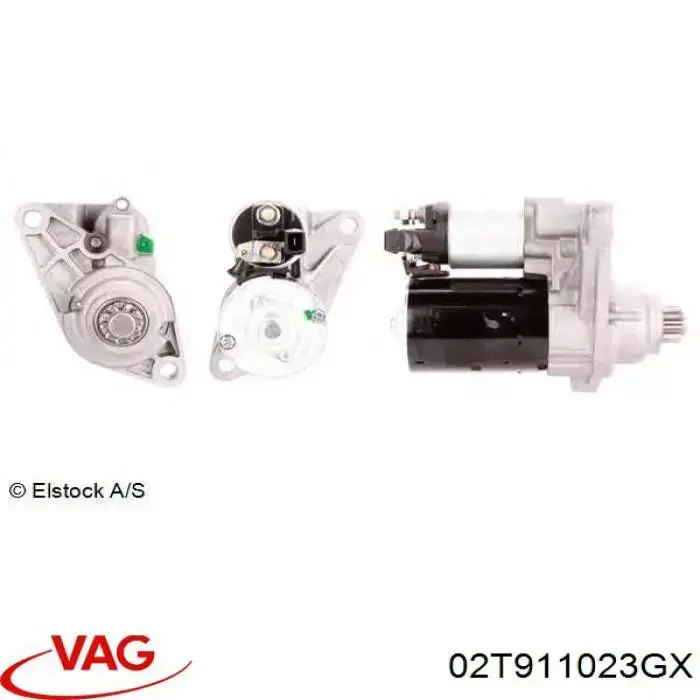 Стартер VAG 02T911023GX ціна, від 38.86 USD