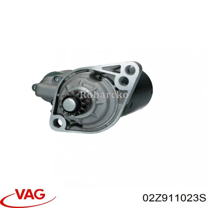 Стартер 02Z911023S VAG