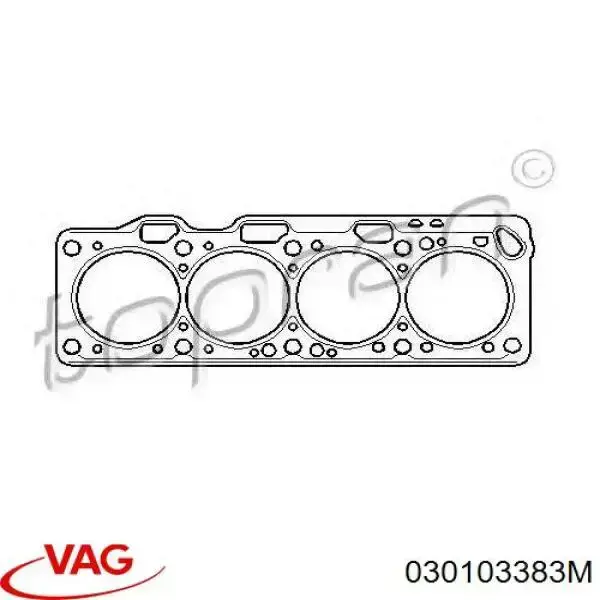 Прокладка ГБЦ VAG 030103383M ціна, від 14.34 USD